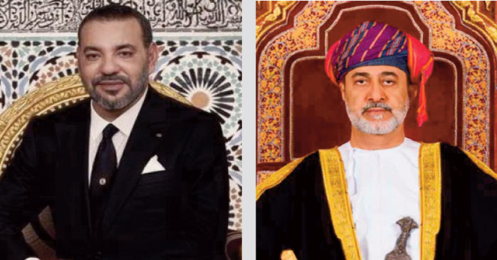 Message de condoléances et de compassion de SM le Roi au Sultan d’Oman suite aux inondations survenues dans son pays