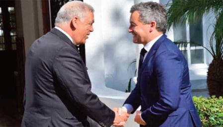 les ministres Abdelouafi Laftit et Gérald Darmanin
