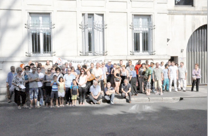 Protestation contre l’expulsion d’un lycéen marocain