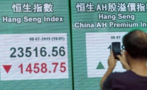 Les Bourses chinoises, en chute libre Les Bourses chinoises, en chute libre