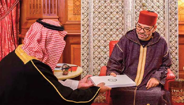 SM le Roi reçoit SAR le Prince Turki Ben Mohammed Ben Fahd Ben Abdelaziz Al Saoud, émissaire du Serviteur des Lieux Saints de l’Islam, porteur d’un message au Souverain SM le Roi reçoit SAR le Prince Turki Ben Mohammed Ben Fahd Ben Abdelaziz Al Saoud, émissaire du Serviteur des Lieux Saints de l’Islam, porteur d’un message au Souverain