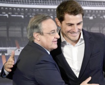 Le président du Real Madrid dément avoir poussé Casillas au départ Le président du Real Madrid dément avoir poussé Casillas au départ