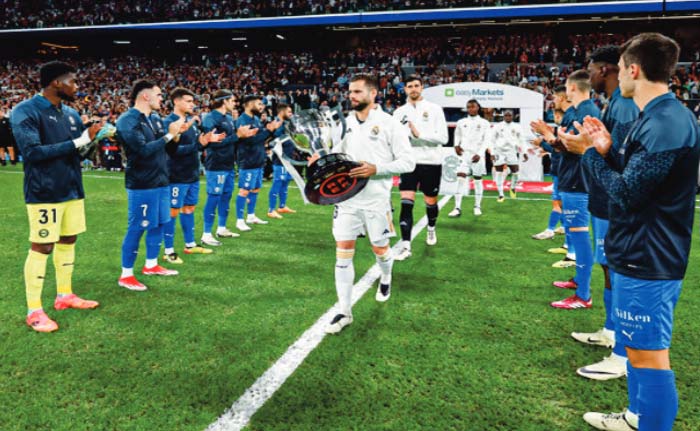 Liga : Le Real fête son titre avec une manita Liga : Le Real fête son titre avec une manita
