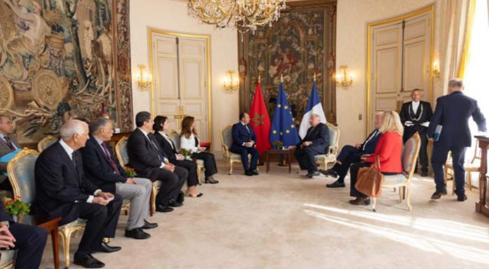 Série d’entretiens d’une délégation parlementaire marocaine au Sénat français Série d’entretiens d’une délégation parlementaire marocaine au Sénat français
