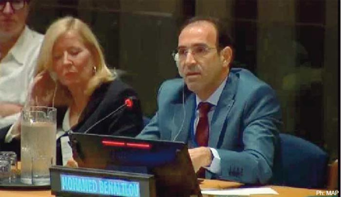 Mohamed Benalilou souligne à New York les rôles constitutionnels de l’Institution du Médiateur dans la défense des droits et la consécration de la primauté de la loi Mohamed Benalilou souligne à New York les rôles constitutionnels de l’Institution du Médiateur dans la défense des droits et la consécration de la primauté de la loi