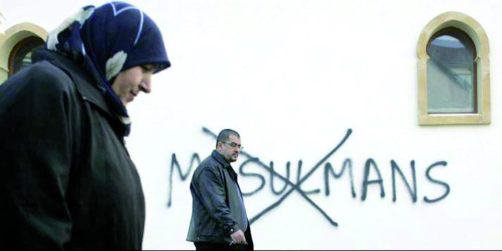 Recrudescence des actes islamophobes au premier semestre en France Recrudescence des actes islamophobes au premier semestre en France