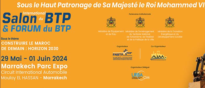 Marrakech : Le salon "BTP Expo et Forum du BTP" souffle sa sixième bougie Marrakech : Le salon "BTP Expo et Forum du BTP" souffle sa sixième bougie