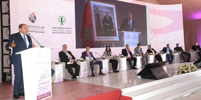 Le SDJ occupe une place particulière dans le champ syndical national grâce aux sacrifices consentis par ses fondateurs à une époque difficile Le SDJ occupe une place particulière dans le champ syndical national grâce aux sacrifices consentis par ses fondateurs à une époque difficile