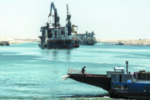 Inauguration en grande pompe de la seconde voie du canal de Suez Inauguration en grande pompe de la seconde voie du canal de Suez