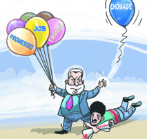 Le chômage surfe encore au-dessus de la barre du million de personnes Le chômage surfe encore au-dessus de la barre du million de personnes