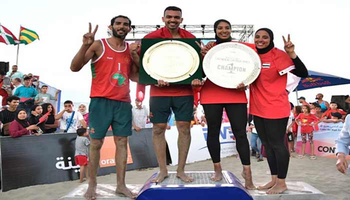 Championnat d’Afrique de beach-volley: Consécration et qualification aux JO du tandem marocain Championnat d’Afrique de beach-volley: Consécration et qualification aux JO du tandem marocain