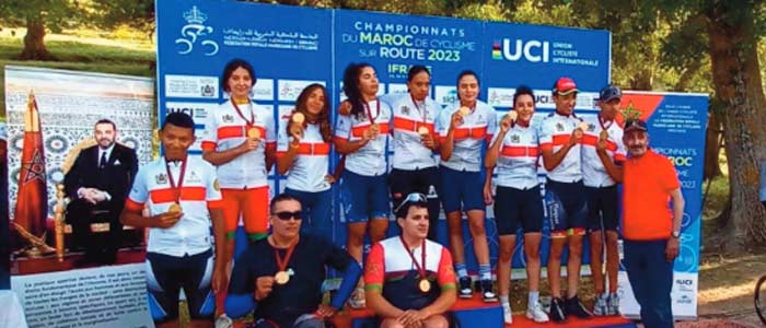 Les championnats du Maroc de cyclisme sur route à Ifrane Les championnats du Maroc de cyclisme sur route à Ifrane
