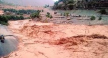 Inondations de l'Oued Alfet dans la province d'Azilal Inondations de l'Oued Alfet dans la province d'Azilal