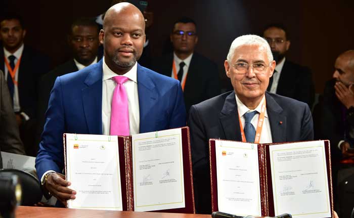 Le groupe Attijariwafa bank et le Secrétariat de la ZLECAf signent un protocole d’accord Le groupe Attijariwafa bank et le Secrétariat de la ZLECAf signent un protocole d’accord