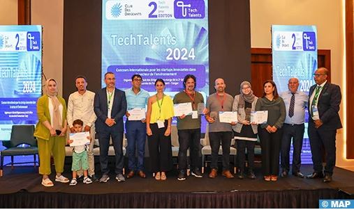 Tanger. Remise des prix aux lauréats du Concours "Tech Talents" pour les startups innovantes dans le domaine de l'environnement Tanger. Remise des prix aux lauréats du Concours "Tech Talents" pour les startups innovantes dans le domaine de l'environnement