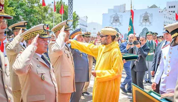 Sa Majesté le Roi préside à Tétouan la cérémonie de prestation de serment des Officiers lauréats des grandes écoles militaires et paramilitaires Sa Majesté le Roi préside à Tétouan la cérémonie de prestation de serment des Officiers lauréats des grandes écoles militaires et paramilitaires