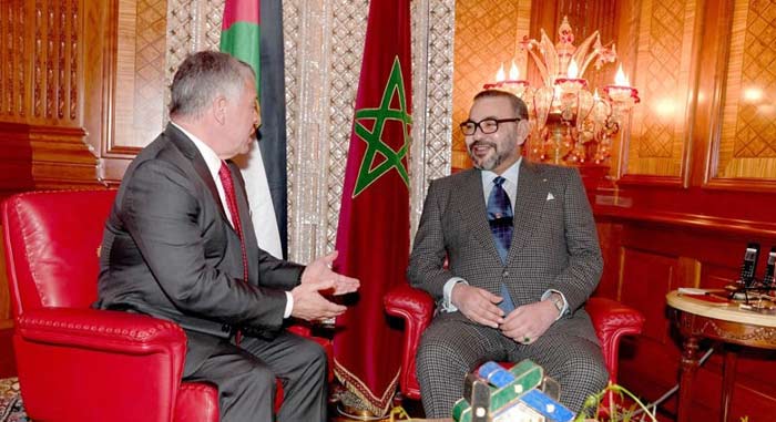 SM le Roi félicite les Souverains de Jordanie à l'occasion de la naissance de la première enfant de LL.AA.RR le Prince héritier et la Princesse Rajwa Al Hussein SM le Roi félicite les Souverains de Jordanie à l'occasion de la naissance de la première enfant de LL.AA.RR le Prince héritier et la Princesse Rajwa Al Hussein
