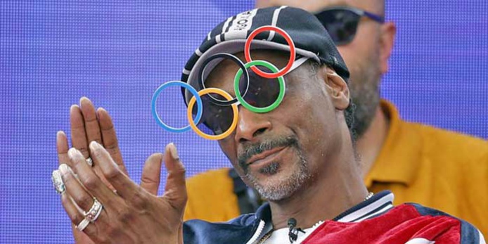 Snoop Dogg. Stupéfiante mascotte du début à la fin des Olympiades Snoop Dogg. Stupéfiante mascotte du début à la fin des Olympiades