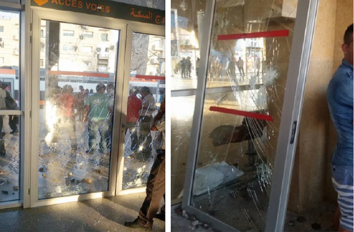 Des énergumènes surexcités ont vu rouge à Salé