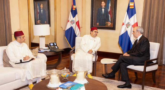 Le Président de la République dominicaine transmet à SM le Roi le soutien de son pays à la souveraineté du Maroc sur le Sahara et son intention d’ouvrir un consulat à Dakhla Le Président de la République dominicaine transmet à SM le Roi le soutien de son pays à la souveraineté du Maroc sur le Sahara et son intention d’ouvrir un consulat à Dakhla
