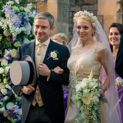 Martin Freeman et sa femme menacés de mort par des fans de Sherlock Martin Freeman et sa femme menacés de mort par des fans de Sherlock