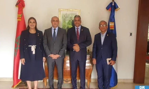 Entretien entre l’ambassadeur du Maroc en République dominicaine et le nouveau président du parlement centraméricain Entretien entre l’ambassadeur du Maroc en République dominicaine et le nouveau président du parlement centraméricain