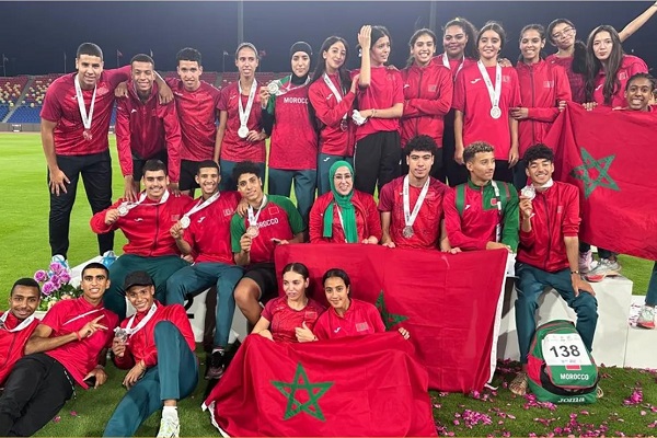 Cérémonie en l'honneur de l’équipe nationale sacrée au championnat arabe d’athlétisme U18 Cérémonie en l'honneur de l’équipe nationale sacrée au championnat arabe d’athlétisme U18