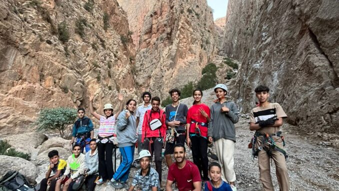 Organisation de la première édition du Trail pour jeunes de Taghia Organisation de la première édition du Trail pour jeunes de Taghia