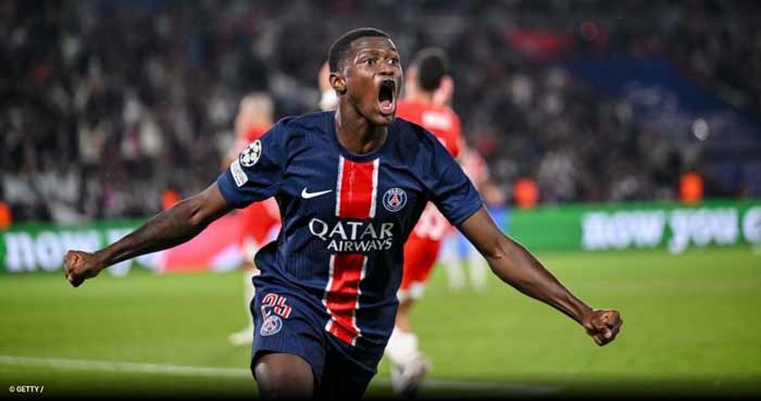Ligue des champions: Nuno Mendes libère Paris Ligue des champions: Nuno Mendes libère Paris