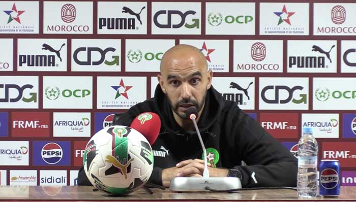 Walid Regragui : L’état d’esprit conquérant et l’envie de bien faire restent au cœur de la performance des joueurs Walid Regragui : L’état d’esprit conquérant et l’envie de bien faire restent au cœur de la performance des joueurs