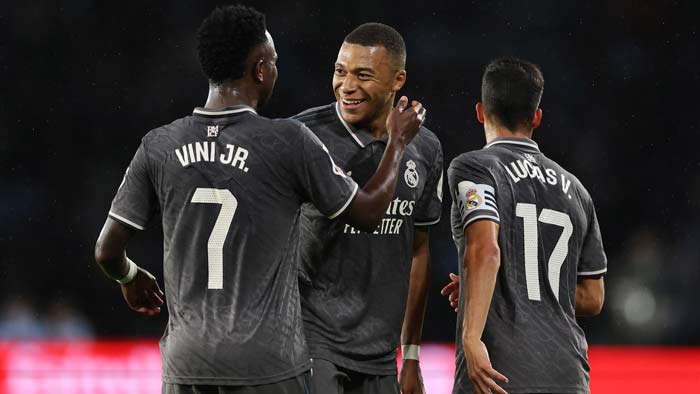 Mbappé et Vinicius sauvent le Real Madrid face au Celta Vigo Mbappé et Vinicius sauvent le Real Madrid face au Celta Vigo