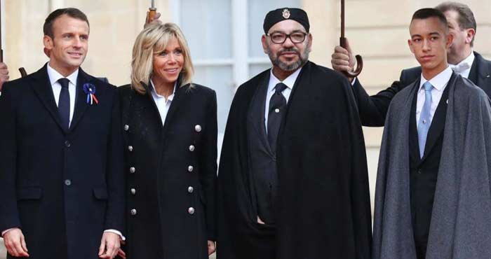 Emmanuel Macron en visite au Maroc Emmanuel Macron en visite au Maroc