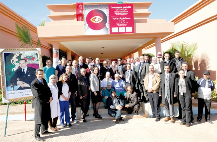 Campagne médico-sociale contre la cataracte à Berkane