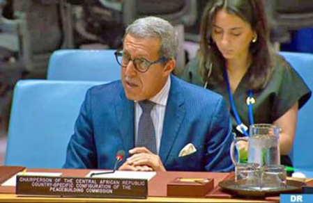 Omar Hilale briefe le Conseil de sécurité sur la situation en République Centrafricaine