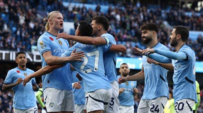 Premier League. Manchester City prend la tête, sans éclat Premier League. Manchester City prend la tête, sans éclat