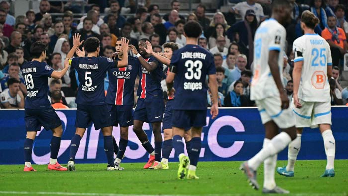 Le PSG surclasse l'OM Le PSG surclasse l'OM