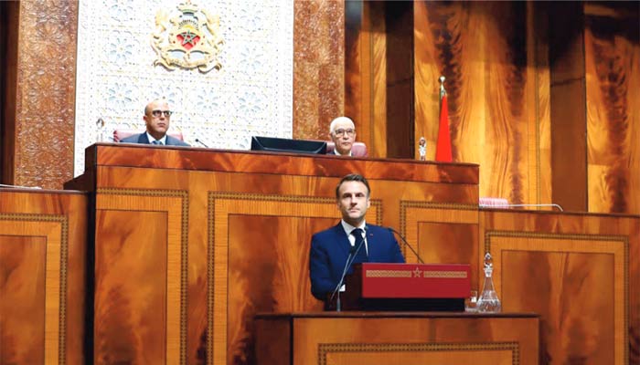 Emmanuel Macron : Le présent et l'avenir du Sahara s'inscrivent dans le cadre de la souveraineté marocaine Emmanuel Macron : Le présent et l'avenir du Sahara s'inscrivent dans le cadre de la souveraineté marocaine