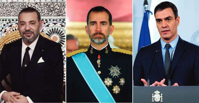 Message de condoléances et de compassion de SM le Roi aux Souverains d’Espagne et au Président du gouvernement espagnol Message de condoléances et de compassion de SM le Roi aux Souverains d’Espagne et au Président du gouvernement espagnol