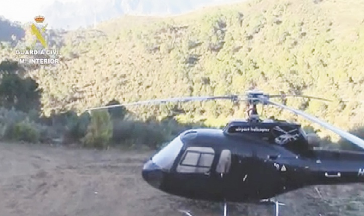 Trafic de drogue par hélicoptère entre le Maroc et l’Espagne Trafic de drogue par hélicoptère entre le Maroc et l’Espagne