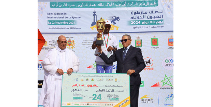 Victoire Kenyane au semi-marathon international de Laâyoune Victoire Kenyane au semi-marathon international de Laâyoune