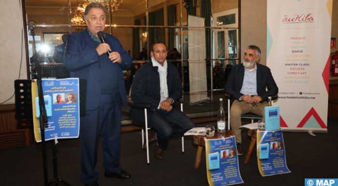 Présentation de l'ouvrage "Anthologie du zajal marocain contemporain" en langue espagnole Présentation de l'ouvrage "Anthologie du zajal marocain contemporain" en langue espagnole