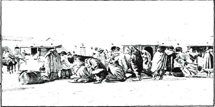 Type de mendiant de Mazagan (Dessin de J. Lavée) Type de mendiant de Mazagan (Dessin de J. Lavée)