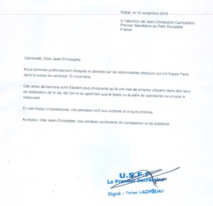 Les condoléances de l’USFP au PS Les condoléances de l’USFP au PS