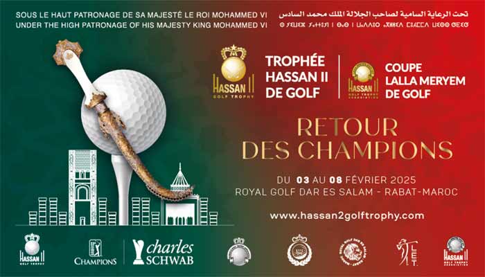 Dates arrêtées pour la 49ème édition du Trophée Hassan II et la 28ème Coupe Lalla Meryem de golf Dates arrêtées pour la 49ème édition du Trophée Hassan II et la 28ème Coupe Lalla Meryem de golf