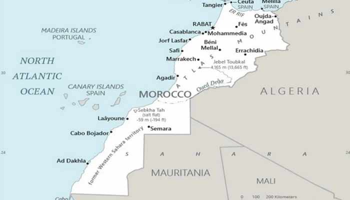 La CIA adopte la carte officielle du Maroc incluant ses provinces sahariennes La CIA adopte la carte officielle du Maroc incluant ses provinces sahariennes