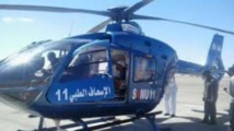 Evacuation par hélicoptère d’une femme enceinte et d’un bébé souffrants