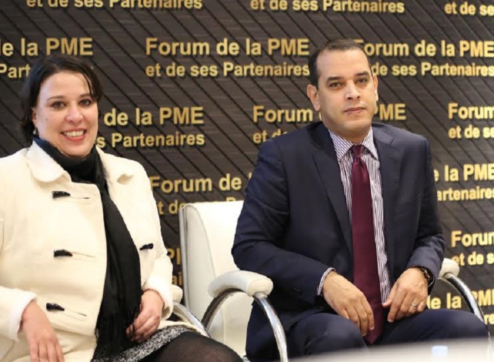 Asmaa Ayoub, la directrice du Salon et Abdellah Chater, Directeur du CRI du Grand Casablanca.