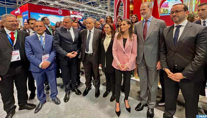 Foire internationale du tourisme : Le couple royal espagnol visite le pavillon du Maroc Foire internationale du tourisme : Le couple royal espagnol visite le pavillon du Maroc