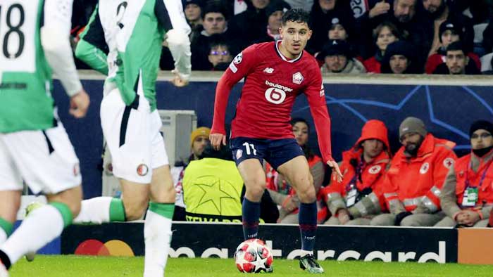 Lille-Feyenoord: Osame Sahraoui sensationnel Lille-Feyenoord: Osame Sahraoui sensationnel