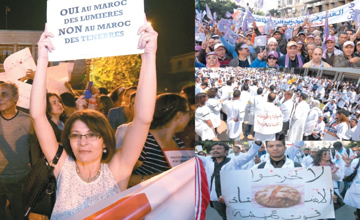 Grogne plurielle : Salariés, étudiants, médecins, enseignants, non-voyants, chômeurs… dans un ras-le-bol général Grogne plurielle : Salariés, étudiants, médecins, enseignants, non-voyants, chômeurs… dans un ras-le-bol général